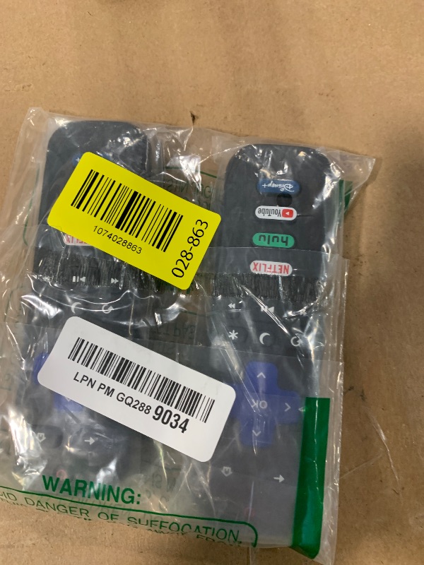 Photo 1 of (Pack of 2) Replacement Remote Control Only for Roku TV, Compatible for TCL Roku/Hisense Roku/Onn Roku/Sharp Roku/Element Roku/Westinghouse Roku/Philips Roku Smart TVs (Not for Roku Stick and Box)