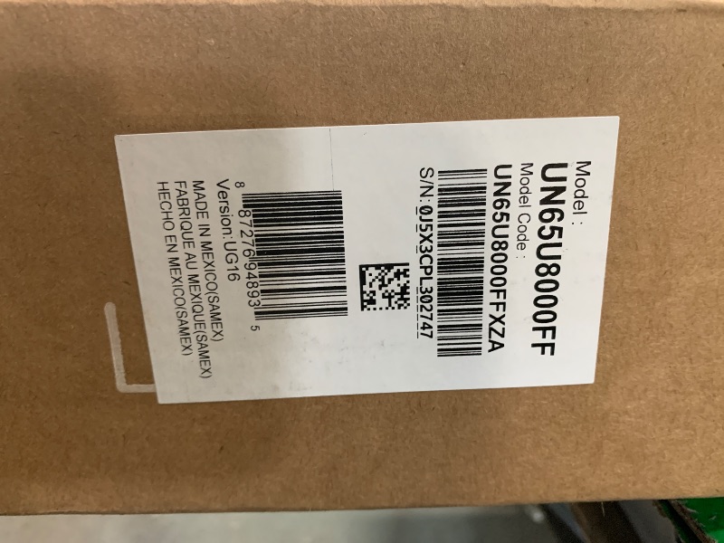 Photo 1 of ***USED***
***PARTIAL SET***
Samsung 65-Inch Class Crystal UHD U8000F 4K Smart TV (2025 Model) Endless Free Content, Processor, MetalStream Design, Knox Security, Alexa Built-in.