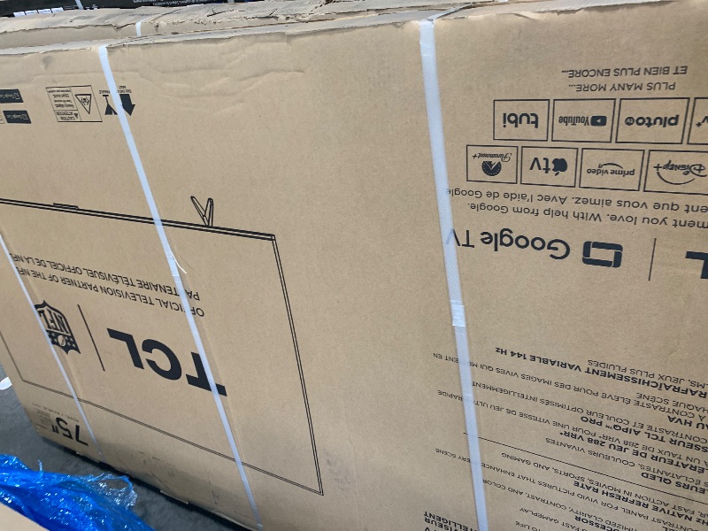 Photo 1 of ***FACTORY SEALED***
TCL Amazon Exclusive 75 Inch Class T7 Series | 4K QLED HDR Lag-Free Smart Google TV | 75T7, 2025 Model | 120Hz-144Hz High Brightness, Dolby Atmos, Alexa Voice Remote AI Streaming Gaming Television75T7