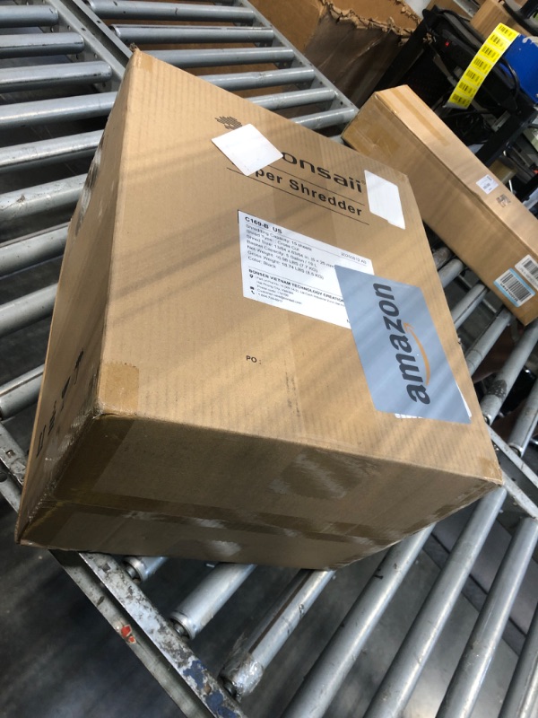View 2 of ***UPDATED 7/5 AS IS/ NO RETURNS - SALE FINAL - FOR PARTS ONLY***Bonsaii 15-Sheet Office Paper Shredder, 40 Mins Heavy Duty Shredder for Home Office, Crosscut Shreder with Anti-Jam System & P-4 High Security Supports CD/Credit Cards/Staple,5 Gal Pullout B