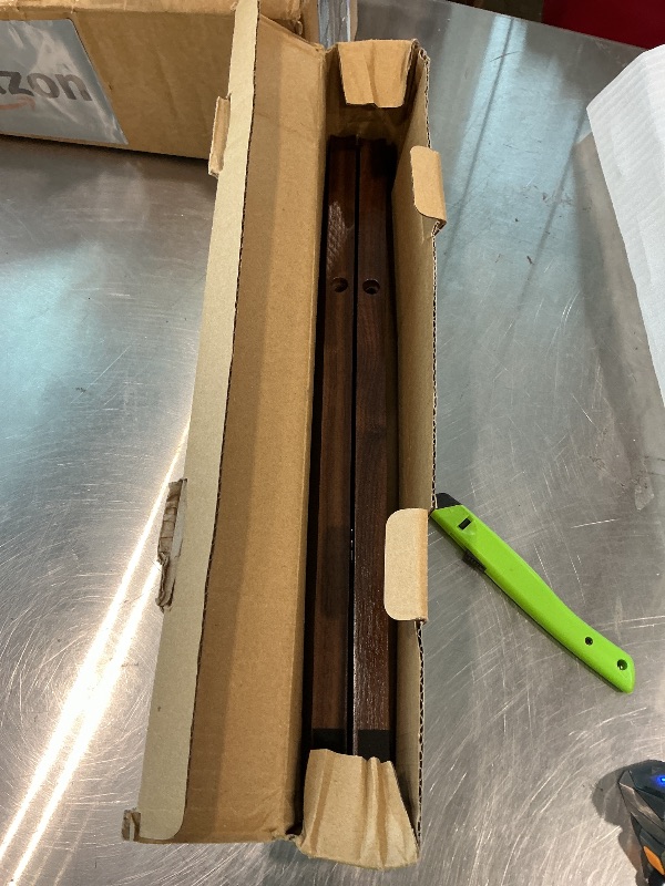 Photo 1 of [MISSING PARTS] Musbeat A-Shape Cello Stand with Bow Holder, Stable & Secure, Walnut Wood Floor Stand with Padded Foam for 1/2, 3/4, 7/8, 4/4 Full-Size Cello, Guitar