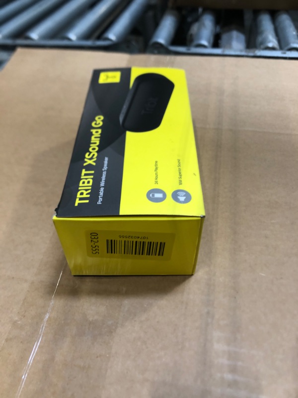 Photo 1 of [MAJOR DAMAGE] [NONFUNCTIONAL] Tribit XSound Go Bluetooth Speaker, 16W Portable Wireless Speaker with Loud Sound, 24H Playtime, IPX7 Waterproof, Custom EQ, XBass, BT5.3, TWS Pairing, Type-C, Outdoor/Home/Travel/Beach/Shower (Black)