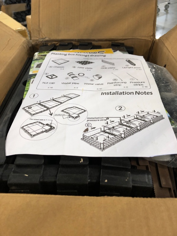 Photo 1 of ***FINAL SALE NO RETURN ***PARTS *** TDDSS Large Planters for Outdoor Plants pots Elevated Garden Boxes Raised Garden Bed Garden Patio Balcony Deck to Planting Flowers Vegetables Tomato and Herbs