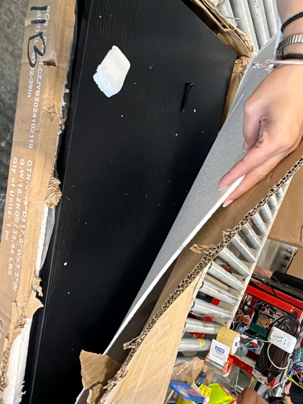 Photo 1 of ****CHECKED 7/19/25 - SOLD AS IS/ NO RETURNS - SALE FINAL - FOR PARTS ONLY****Mr IRONSTONE Bar Table, 39" High Top Pub Table Rectangular Bar Height Table Sofa Console Table Dining Coffee Table, for Narrow Space, Living Room, Sturdy Metal Frame, Easy to Se