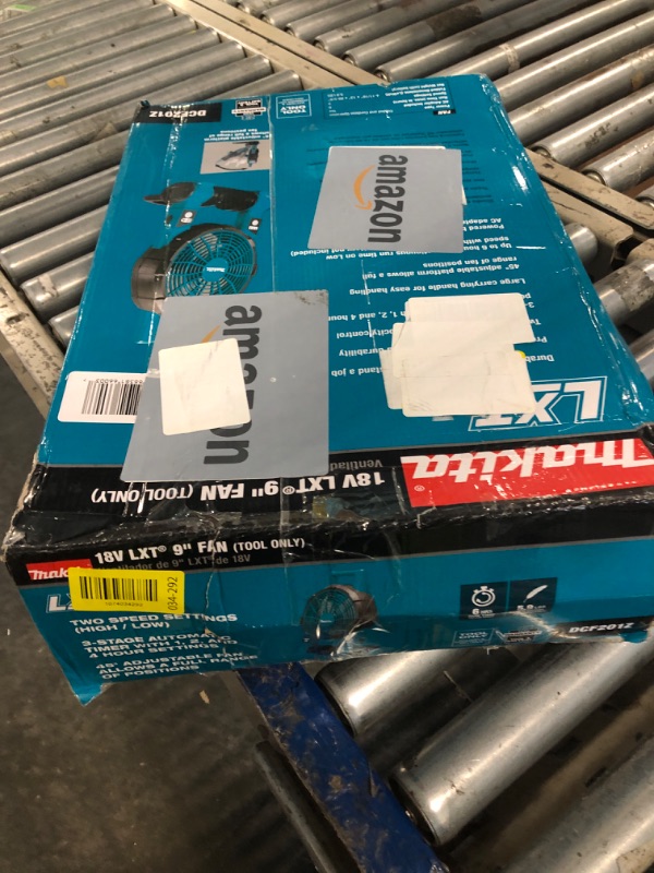 Photo 1 of ****CHECKED 7/19/25 - SOLD AS IS/ NO RETURNS - SALE FINAL - FOR PARTS ONLY****Makita DCF201Z 18V LXT JOB Site Fan