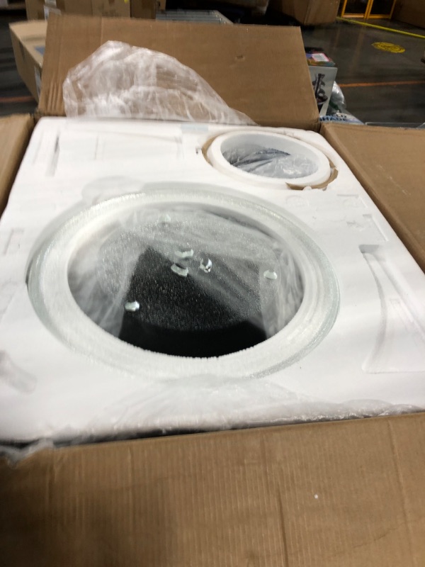 Photo 1 of ****CHECKED  7/11 - AS IS/NO RETURNS - SALE FINAL - FOR PARTS ONLY****GE Countertop Microwave Oven, 1,150-watt Capacity, 1.6 Cubic Ft., 8 Auto Setting Cooking Settings, Child-Lock Technology, Kitchen Essentials for the Countertop, Dorm Room or Apartment, 