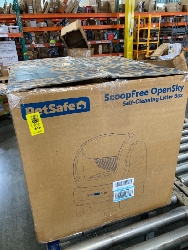 Photo 1 of ***UPDATED7/31*** PetSafe ScoopFree OpenSky Automatic Self-Cleaning Cat Litter Box Advanced Odor Control App Controlled with Health Monitoring Works with Any Litter Up to 2 Weeks of Hands-Free Cleaning