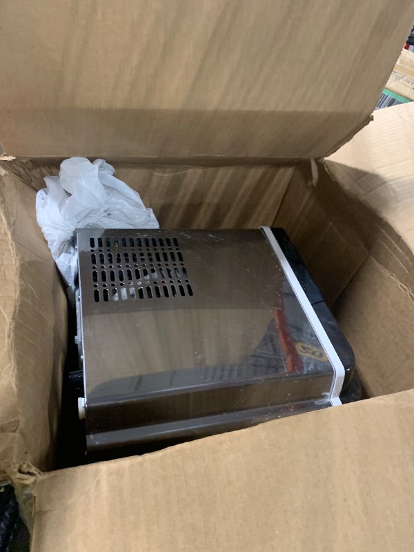 Photo 1 of ***MISSING POWER CABLE*** Countertop Ice Makers Machine with Basket and Scoop, 38Lbs/24h Soft Chewable Pellet Ice, One-Click Operation, Nugget Ice Maker for Home, Kitchen, Camping, RV, Office and Party,Sliver
