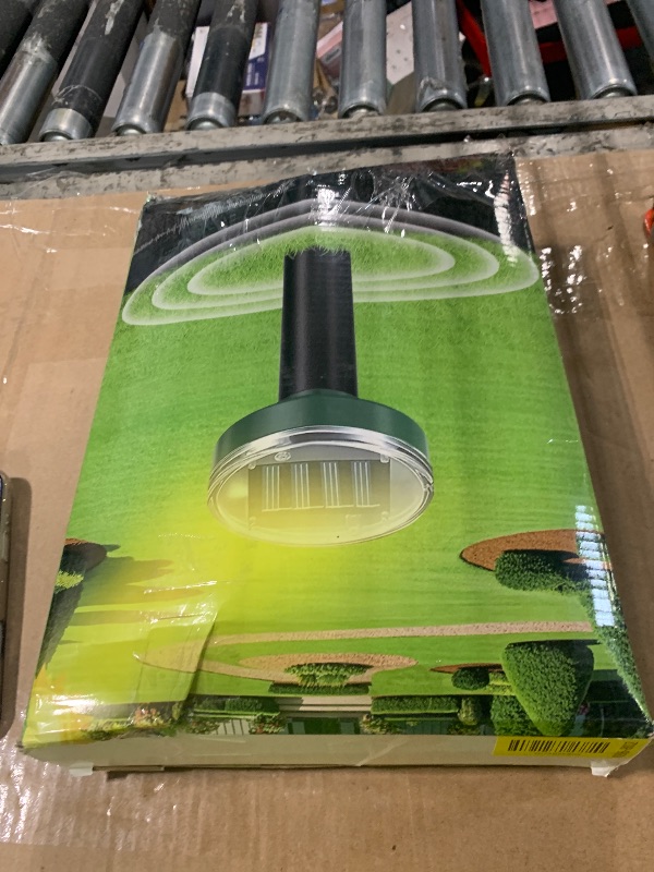 Photo 1 of ***SOME STAKES BROKEN*** ***DAMAGE SHOWN IN PICTURE*** Mole Repellent Solar Powered 10 Pack Snake Repellent Ultrasonic, Groundhog Repeller,Gopher Repeller Sonic Mole Deterrent Spikes, Snake Gopher Mole Vole Repellent Outdoor for Lawn Garden & Yard