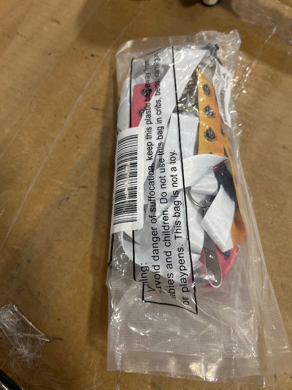 Photo 1 of ***USED*** Gersoniel 12 Pieces 12 Pieces Sublimation Blank Lanyards White Neck Lanyards with Badge Holder DIY