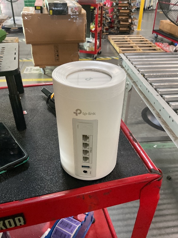 Photo 1 of ** USED** TP-Link Deco 7 Pro BE63 Tri-Band WiFi 7 BE10000 Whole Home Mesh System - 6-Stream 10 Gbps, 4x2.5G Ports Wired Backhaul, 4X Smart Internal Antennas, VPN, HomeShield, Free Expert Support (3-Pack)