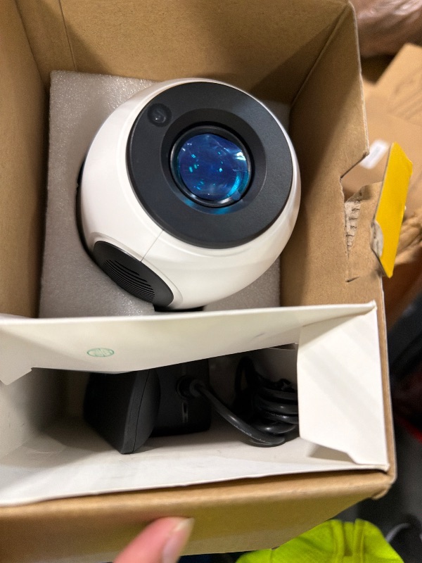 Photo 1 of ?Electric Focus?Projector with WiFi 6 and Bluetooth 5.0, Mini Portable Native 720P with 4K Support, Smart Proyector Built in Apps, Auto Vertical Keystone, Home Movie Projectors for Outdoor