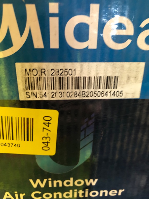 Photo 1 of ***FACTORY SEALED***Midea 12,000 BTU U Shaped Smart Inverter Window Air Conditioner - Cools 550 Sq Ft, Ultra Quiet with Open Window Operation - Alexa/Google Assistant Compatible, 37% Energy Savings, Remote (2026 Edition)