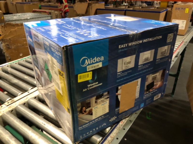 Photo 1 of ***FACTORY SEALED***Midea 12,000 BTU U Shaped Smart Inverter Window Air Conditioner - Cools 550 Sq Ft, Ultra Quiet with Open Window Operation - Alexa/Google Assistant Compatible, 37% Energy Savings, Remote (2026 Edition)