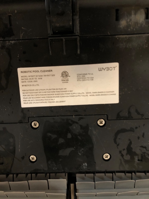Photo 1 of (2025 NEW) WYBOT S2 Solar Powered Robotic Pool Vacuum Cleaner for Inground Pools, Auto Return & Charge, Enhanced Scheduled Cleaning, Area Cleaning, 3D Adsorption System, Covers 3,229 Sq.Ft