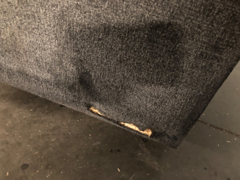 Photo 1 of ***DAMAGED - SEE NOTES/PICTURES*** Signature Design by Ashley Altari Modern Queen Sofa Sleeper with 2 Accent Pillows, Dark Gray