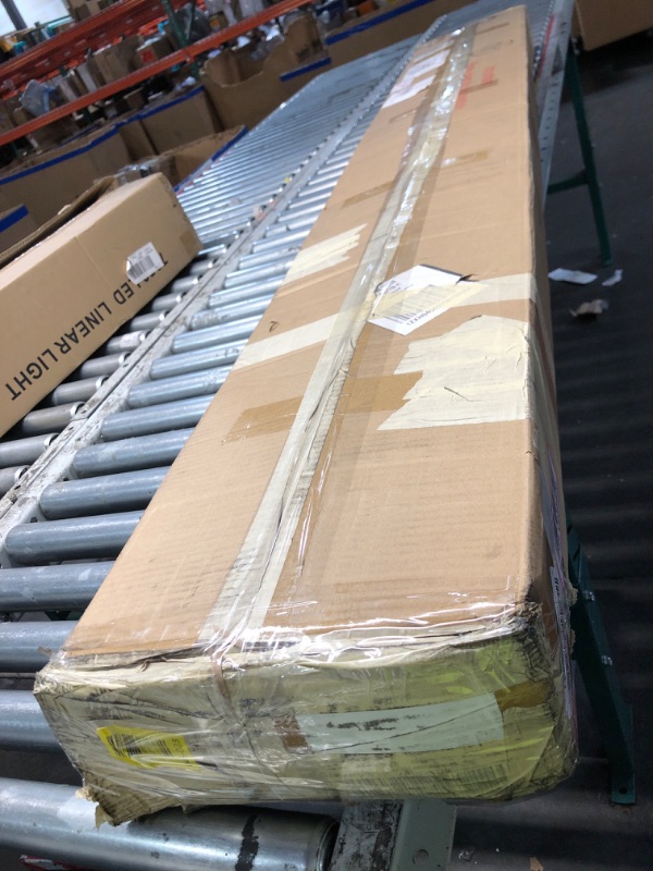 Photo 1 of ***MISSING PARTS***
Ball & Cast Full Size Bed Frame with Trundle,Linen Upholstered Platform Bed with LED Light and USB Ports,Trundle Bed Full with Channel Tufted Headboard,No Box Spring Needed,Easy Assembly,Dark Grey