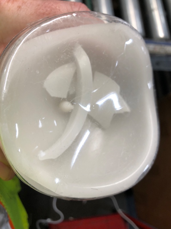 Photo 1 of ***DAMAGED - SEE NOTES/PICTURES*** Mikasa White LED Wax Pillar Candle with Flickering Flame, 4 x 8 Inch Real Wax Flameless Candle with 5-Hour Timer, Battery Operated Decorative Candle for Home Decor and Seasonal Displays