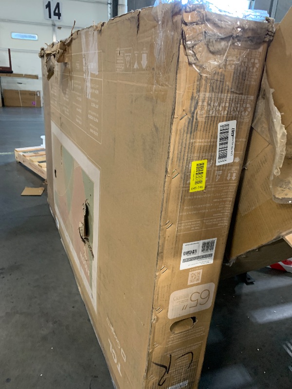 Photo 1 of ** for parts only does not turn on *** TCL 65 Inch Class NXTVISION Series Picture Frame Canvas Art TV | 65A300W, Latest Model | QLED 4K HDR Smart Google TV | 120HZ Dolby Atmos Audio | Alexa Google Apple Streaming Television | Easy Install