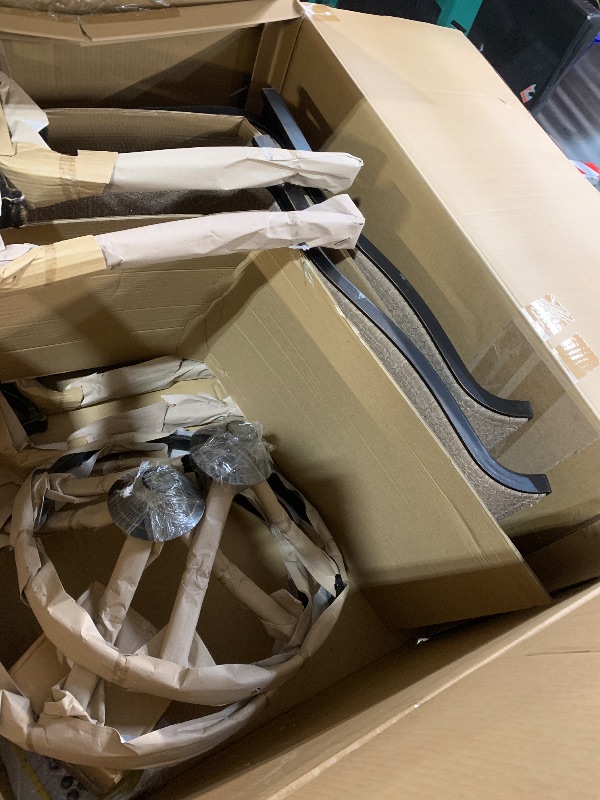 Photo 1 of ***FACTORY SEALED******PARTIAL SET - PRICE ADJUSTED*** Betterhood Patio Swivel Chairs Set of 4, Outdoor Dining Chairs with High Back Design, Patio Dining Chairs with Breathable Material for All Weathers, Metal Rocking Frame for Backyard Deck Lawn Garden