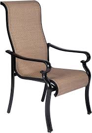 Photo 1 of ***FACTORY SEALED*** Woodard Belden Sling High Back Outdoor Dining Arm Chair in Aluminum 2PCS

