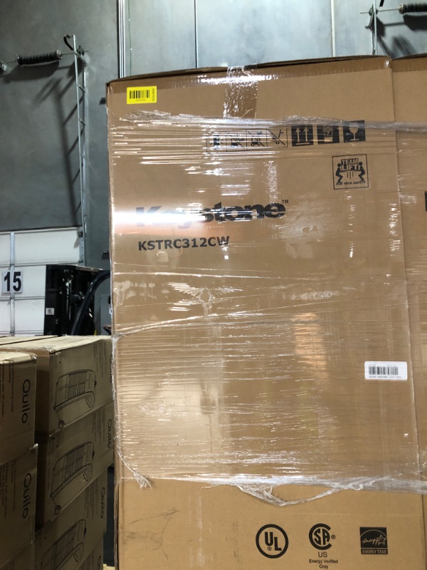Photo 1 of ***FACTORY SEALED ***TRUCK/TRAILER PICKUP ONLY***Keystone New Standard 3.1 Cu. ft. 18.5 in W Compact Standard Door Refrigerator/Freezer, White, KSTRC312CW