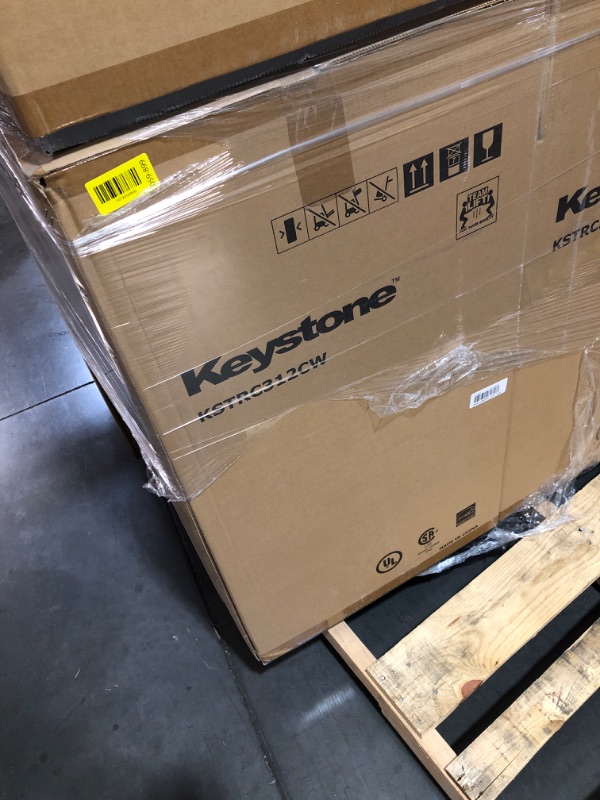Photo 1 of ***FACTORY SEALED ***TRUCK/TRAILER PICKUP ONLY***Keystone New Standard 3.1 Cu. ft. 18.5 in W Compact Standard Door Refrigerator/Freezer, White, KSTRC312CW