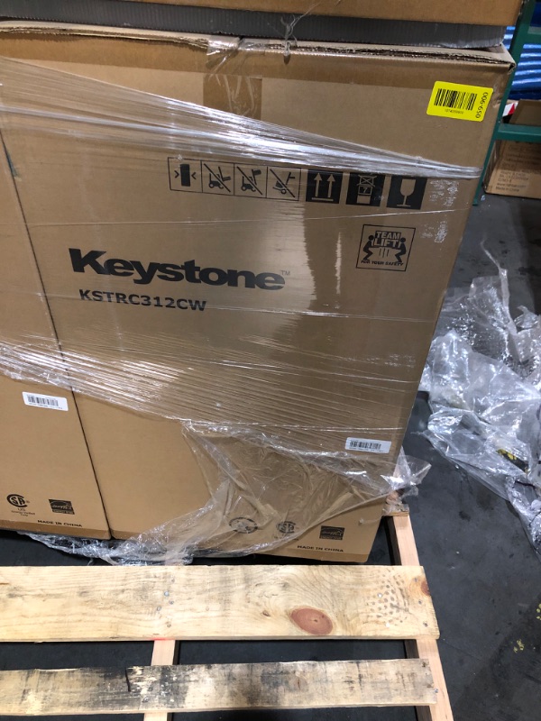Photo 1 of ***FACTORY SEALED ***TRUCK/TRAILER PICKUP ONLY***Keystone New Standard 3.1 Cu. ft. 18.5 in W Compact Standard Door Refrigerator/Freezer, White, KSTRC312CW