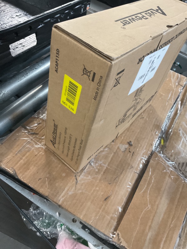 Photo 1 of ***MISSING PARTS***AVID POWER Tire Inflator Portable Air Compressor, 20V Cordless Car Tire Pump, Rechargeable Battery Powered Air Compressor w/12V DC Adapter, Digital Pressure Gauge