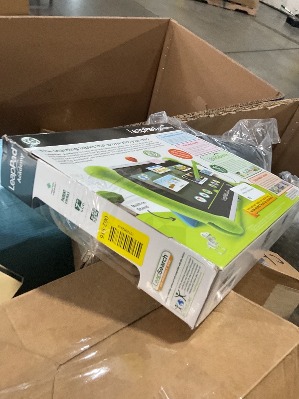 Photo 1 of (used, damaged) LeapFrog LeapPad Academy Kids’ Learning Tablet, Green
