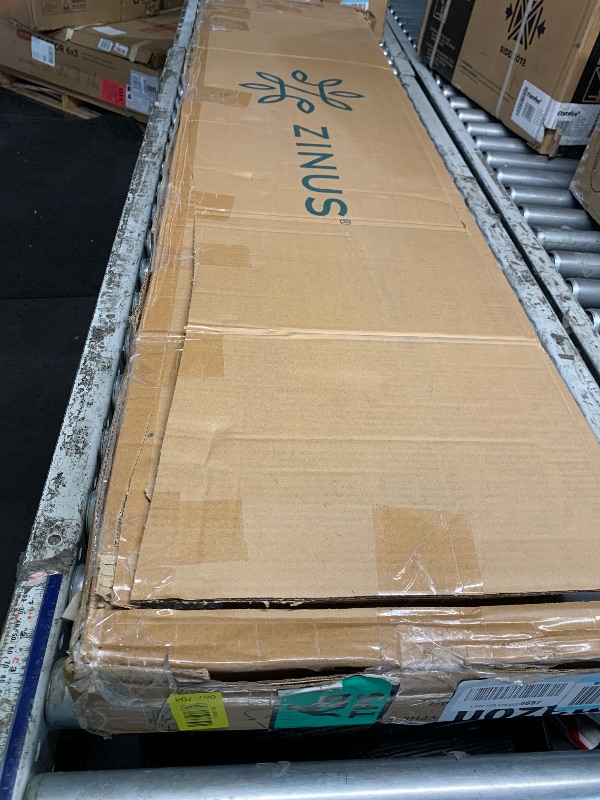 View 3 of ***PARTS ONLY*** Zinus Leah Bamboo Platform Bed Frame with Headboard, No Box Spring Needed, Wood Slat Support, Easy Assembly, Queen