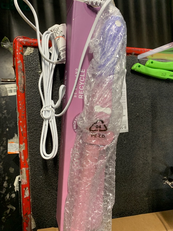 Photo 1 of ***FACTORY SEALED***The Beachwaver Co. B1 Rotating Curling Iron - Pink Sunset | Automatic 1-Inch Ceramic Curling Iron - Most Common Barrel Size for All Hair Lengths! | Auto-Shut Off, Travel-Friendly, Dual Voltage