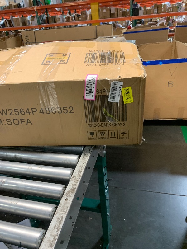 Photo 1 of ***MISSING PARTS******PARTIAL SET - PRICE ADJUSTED***KEIKI 100" U Shaped Sectional Sleeper Sofa, Pull Out Couch Bed with USB Ports, Cup Holder & Table Board, Corduroy 7 Seat Modular Sofa with Storage Chaise for Living Room, Home Theater, Family Lounge
