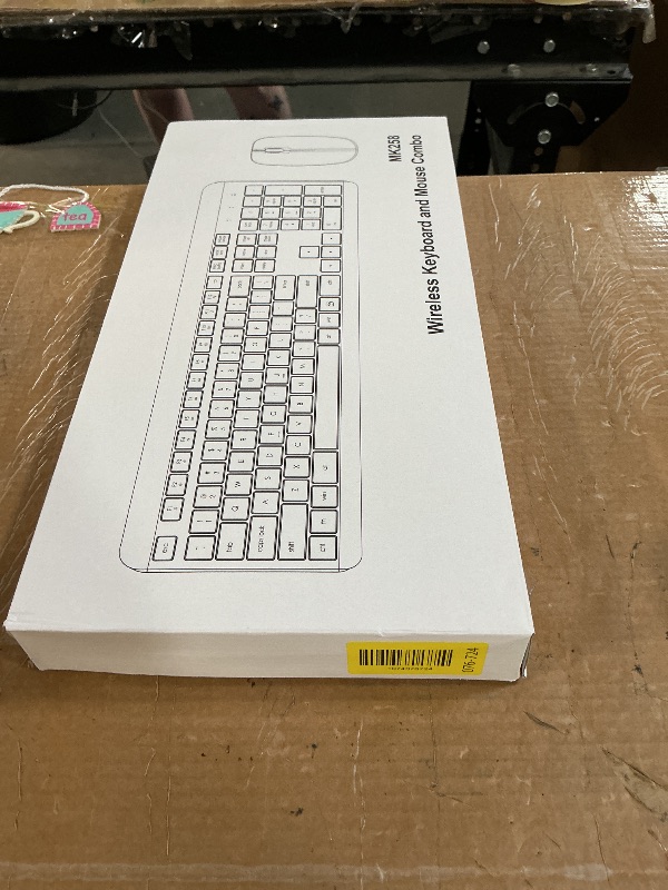 Photo 1 of ***MISSING PARTS***
Wireless Keyboard and Mouse Combo, Full Size Silent Ergonomic Keyboard and Mouse, Long Battery Life, Optical Mouse, 2.4G Lag-Free Cordless Mice Keyboard for Computer, Mac, Laptop, PC, Windows