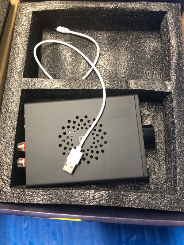 Photo 1 of ***MISSING PARTS***
Fosi Audio V3 Stereo Amplifier Home Audio 300 Watts x2 Power TPA3255 Class D Mini Speaker Amp 2 Channel Audio Component for Passive Bookshelf Tower Speakers Desktop Home Theater with 48V Power Supply