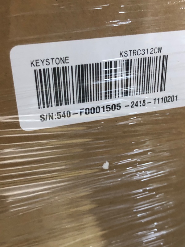 Photo 1 of ***FACTORY SEALED*** Keystone New Standard 3.1 Cu. ft. 18.5 in W Compact Standard Door Refrigerator/Freezer, White, KSTRC312CW