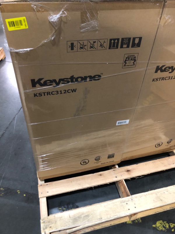 Photo 1 of ***FACTORY SEALED*** Keystone New Standard 3.1 Cu. ft. 18.5 in W Compact Standard Door Refrigerator/Freezer, White, KSTRC312CW