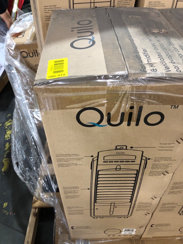 Photo 1 of ***FACTORY SEALED ***
Quilo 3in1 Quiet Energy Efficient Portable Tower Fan with Evaporative Cooler & Humidifier, QE1SKS