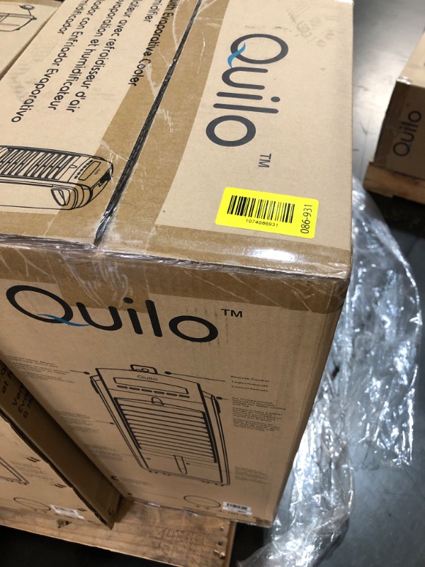 Photo 1 of ***FACTORY SEALED ***
Quilo 3in1 Quiet Energy Efficient Portable Tower Fan with Evaporative Cooler & Humidifier, QE1SKS
