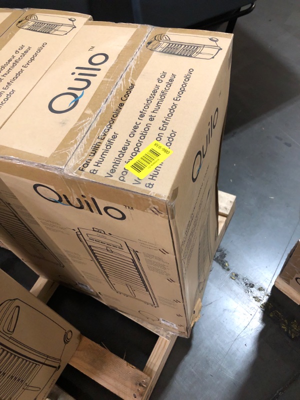 Photo 1 of ***FACTORY SEALED ***
Quilo 3in1 Quiet Energy Efficient Portable Tower Fan with Evaporative Cooler & Humidifier, QE1SKS