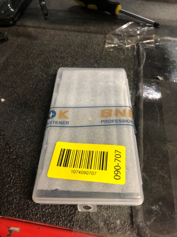 Photo 1 of **SOME MISSING** BNUOK #10 x 3/4 Inch Pan Head Wood Screws, Phillips Drive, Black Oxide Stainless Steel 304 (18-8), Self Tapping for Wood, Sheet Metal Screws, 50 Pack