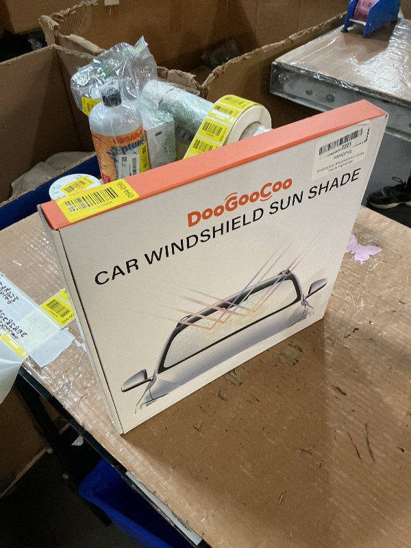 Photo 1 of [2026 Upgraded] DooGooCoo Windshield Sun Shade for Toyota Highlander 2020-2025 2026 [Cooling Ice-Crystal, 100% Sun Block ] Windshield Sun Shade for Highlander Sun Shade, Custom Fit for Highlander.