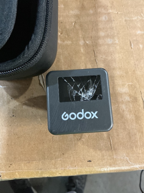Photo 1 of ***SCREEN BROKEN***
GODOX Magic XT1 Wireless Lavalier Microphone, Microphone for Camera (2 TX + 1 RX Charging Case), Mini Mic with Noise Cancellation, 16H Battery, Touch Screen 200M/60ft