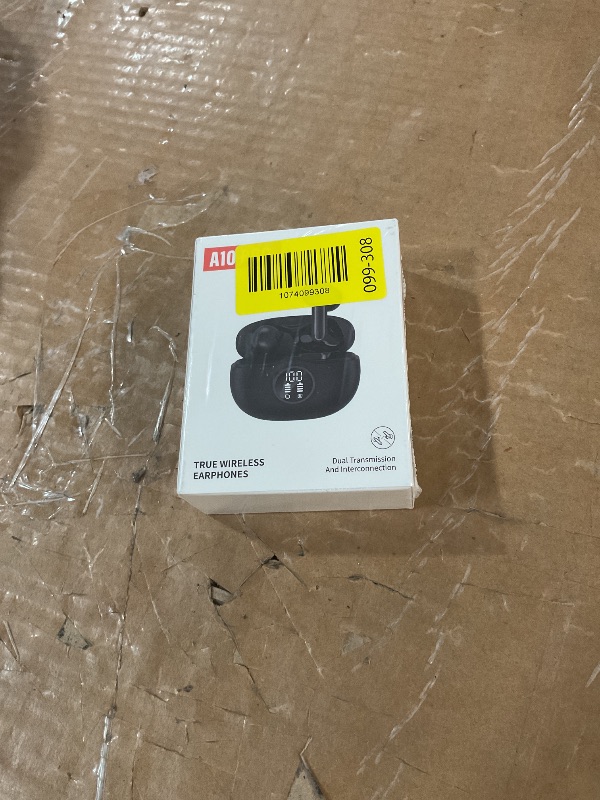 Photo 1 of ****** factory sealed *******Fhumsh 50H ENC Wireless Earbuds – Bluetooth 5.3, HiFi, LED Display, IPX7, Black