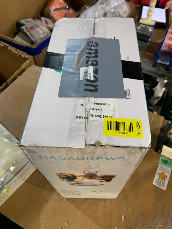 Photo 1 of ***COULD BE MISSING PARTS***

CASABREWS CM5418 Espresso Machine 20 Bar, Compact Espresso Maker with Steam Milk Frother, Stainless Steel Coffee Machine with 34oz Removable Water Tank for Cappuccino, Small Latte Machine, Silver