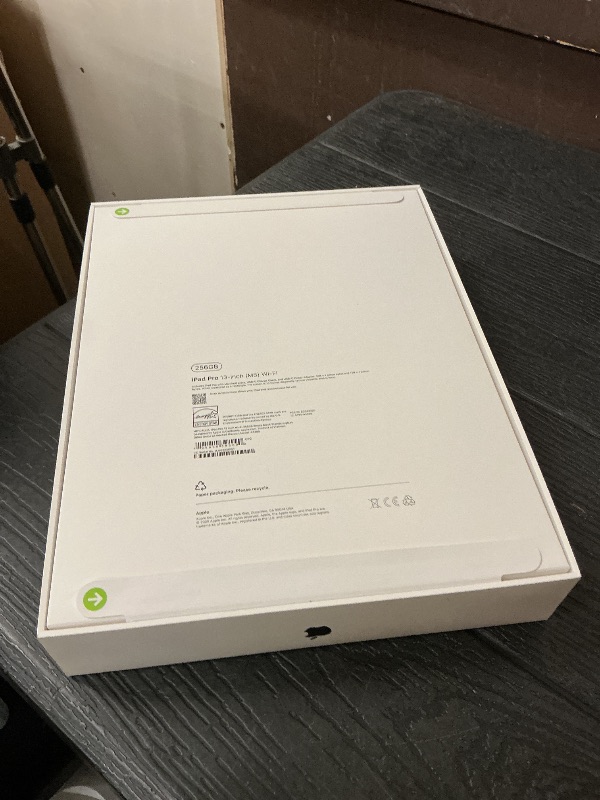 Photo 1 of Apple iPad Pro 13-inch (M5): Ultra Retina XDR Display, 256GB, Landscape 12MP Front Camera/12MP Back Camera, LiDAR Scanner, Wi-Fi 7 with Apple N1, Face ID, All-Day Battery Life — Space Black