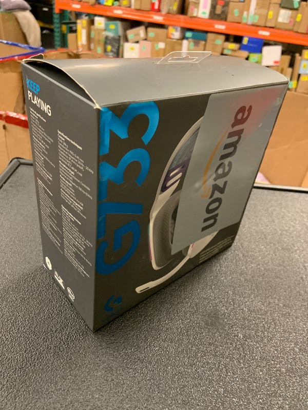Photo 1 of Logitech G733 Lightspeed Wireless Gaming Headset with Suspension Headband, LIGHTSYNC RGB, Blue VO!CE mic Technology and PRO-G Audio Drivers - White