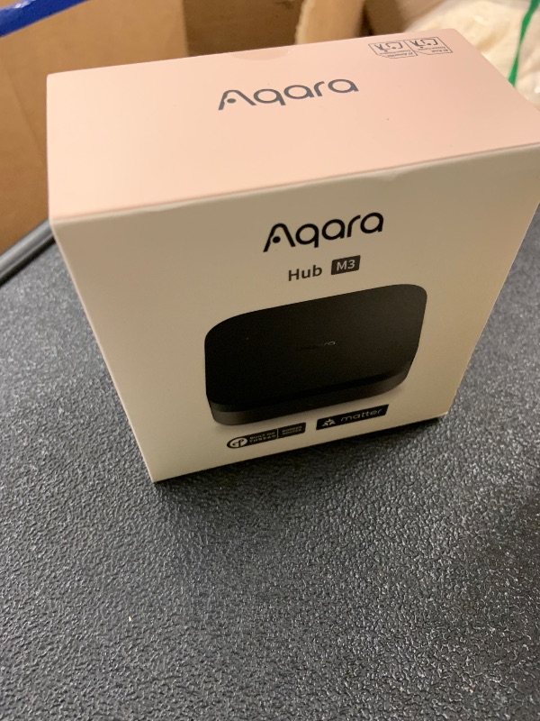 Photo 1 of Aqara Smart Home Hub M3 for Advanced Automation, Matter Controller, Thread Border Router, Features Zigbee, Bluetooth, Wi-Fi, PoE, IR, Supports Apple HomeKit, Alexa, SmartThings, Home Assistant, IFTTT