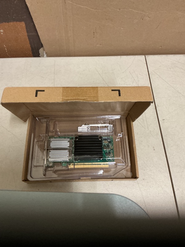 Photo 1 of 100GbE QSFP28 Network Card Compatible with MCX456A-ECAT PCIe Ethernet Card with ConnectX-4 Controller, 2 Ports QSFP28, PCIe 3.0, VPI 100GbE/EDR, SR-IOV RoCE RDMA, VXLAN/NVGRE, PXE, PCI Network Adapter