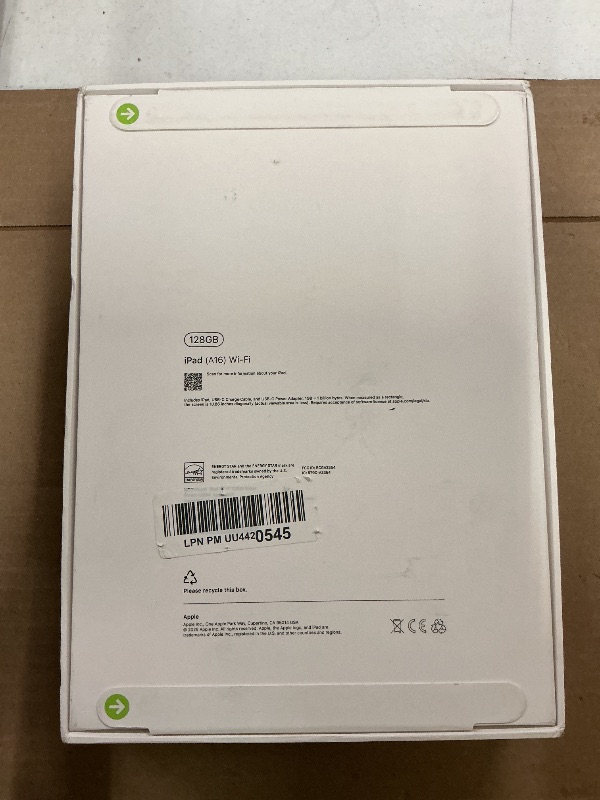 Photo 1 of Apple iPad 11-inch: A16 chip, 11-inch Model, Liquid Retina Display, 128GB, Wi-Fi 6, 12MP Front/12MP Back Camera, Touch ID, All-Day Battery Life — Silver